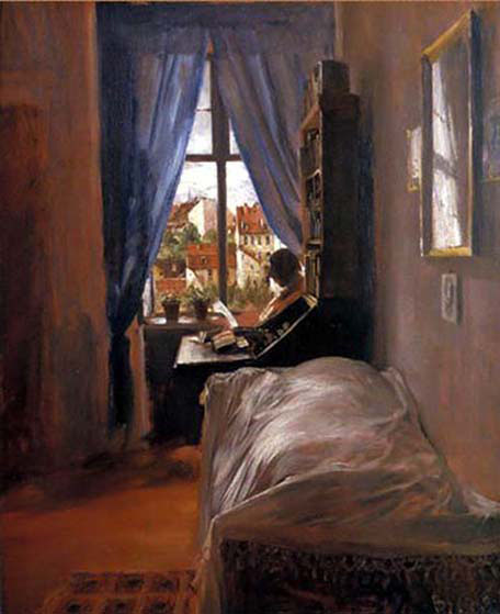 Artist's Bedroom in Ritterstrasse  